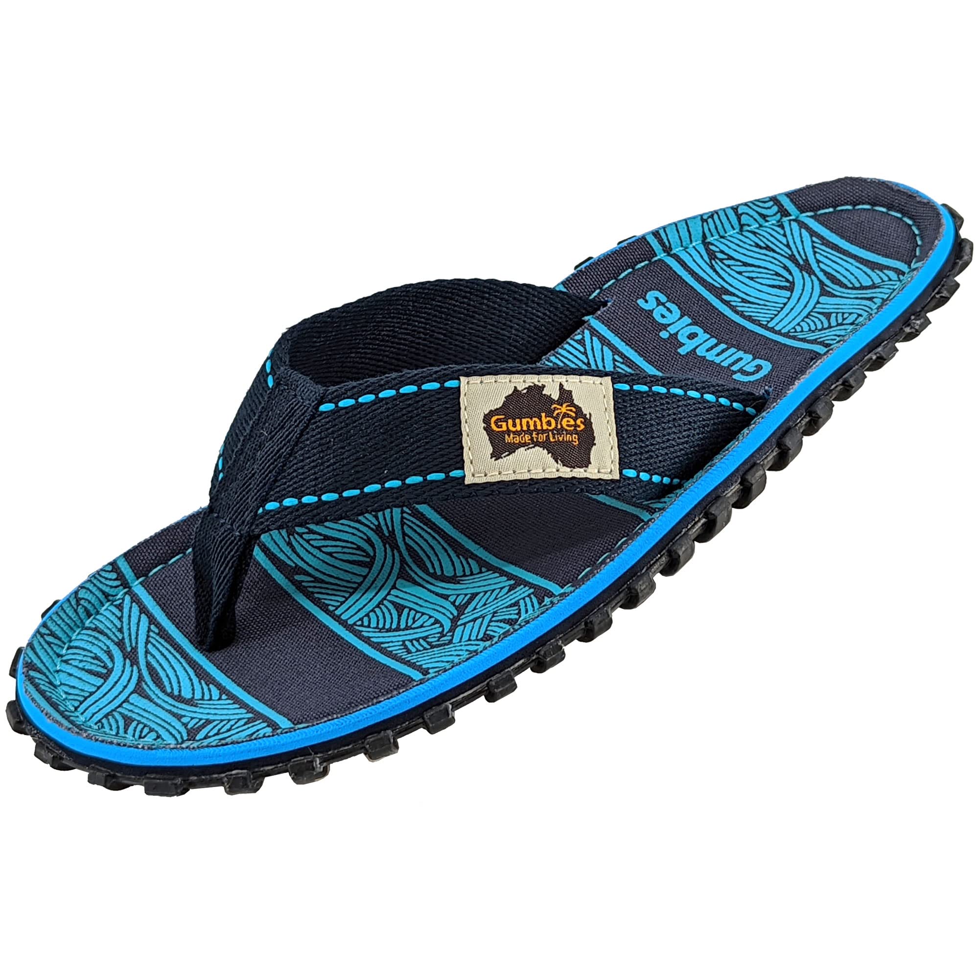 gumbies-originals-blau-flip-flops-herren-zehentrenner-aus-recycelten-materialien image 4