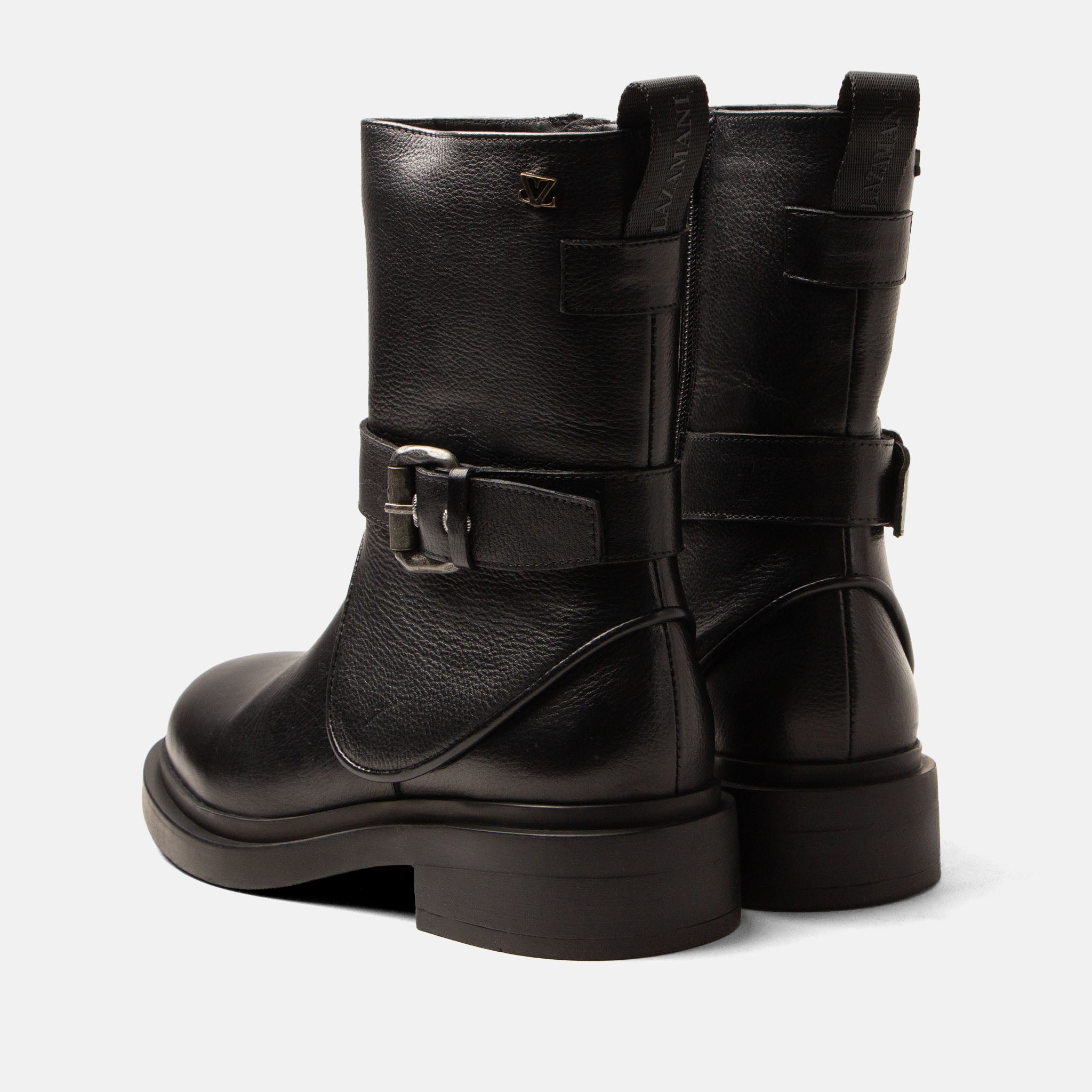 lazamani-erin-damen-leder-boots-black image 3