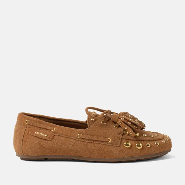 lazamani-stella-damen-wildleder-mokassins-cognac image 1