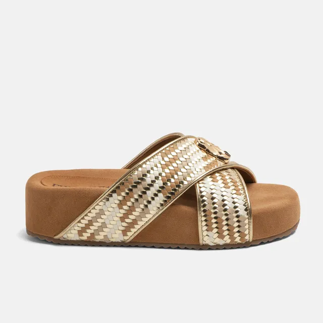 lazamani-lizzy-damen-leder-pantoletten-beige-plateau image 1