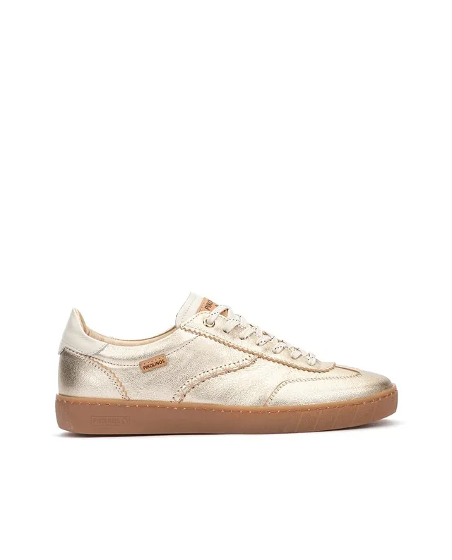 pikolinos-lanzarote-damen-sneakers-aus-leder-barefoot-style-mit-flexiblem-gummib image 1