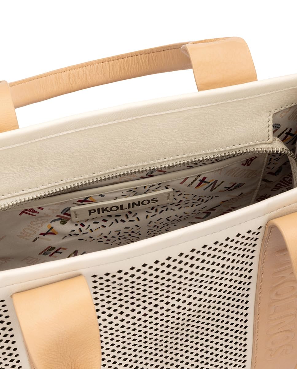 pikolinos-alcudia-shopper-aus-leder-f-r-damen-nata image 2