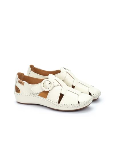 pikolinos-puerto-vallarta-655-0845-nata-leder-slipper-damen image 8