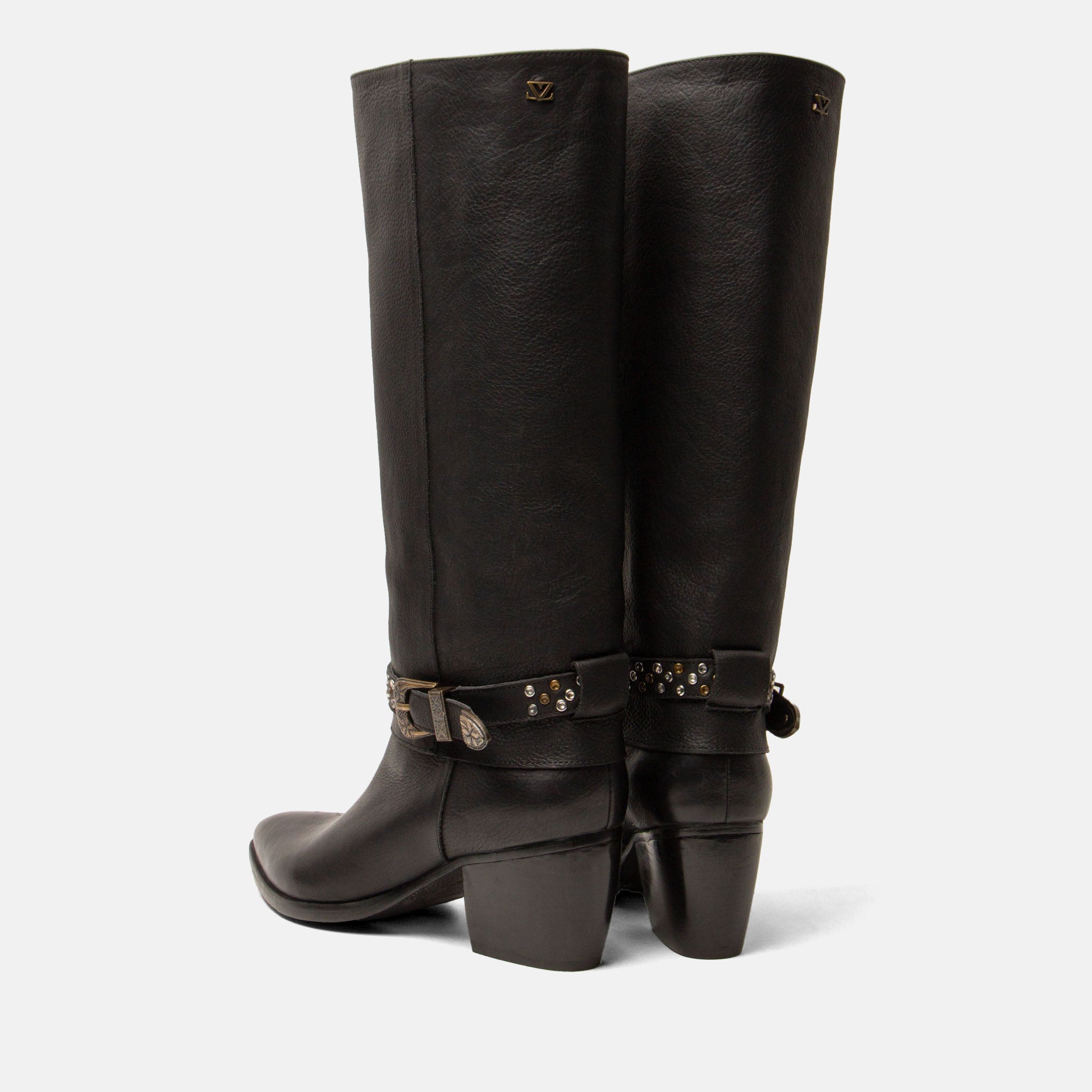 lazamani-jet-damen-leder-stiefel-black image 4
