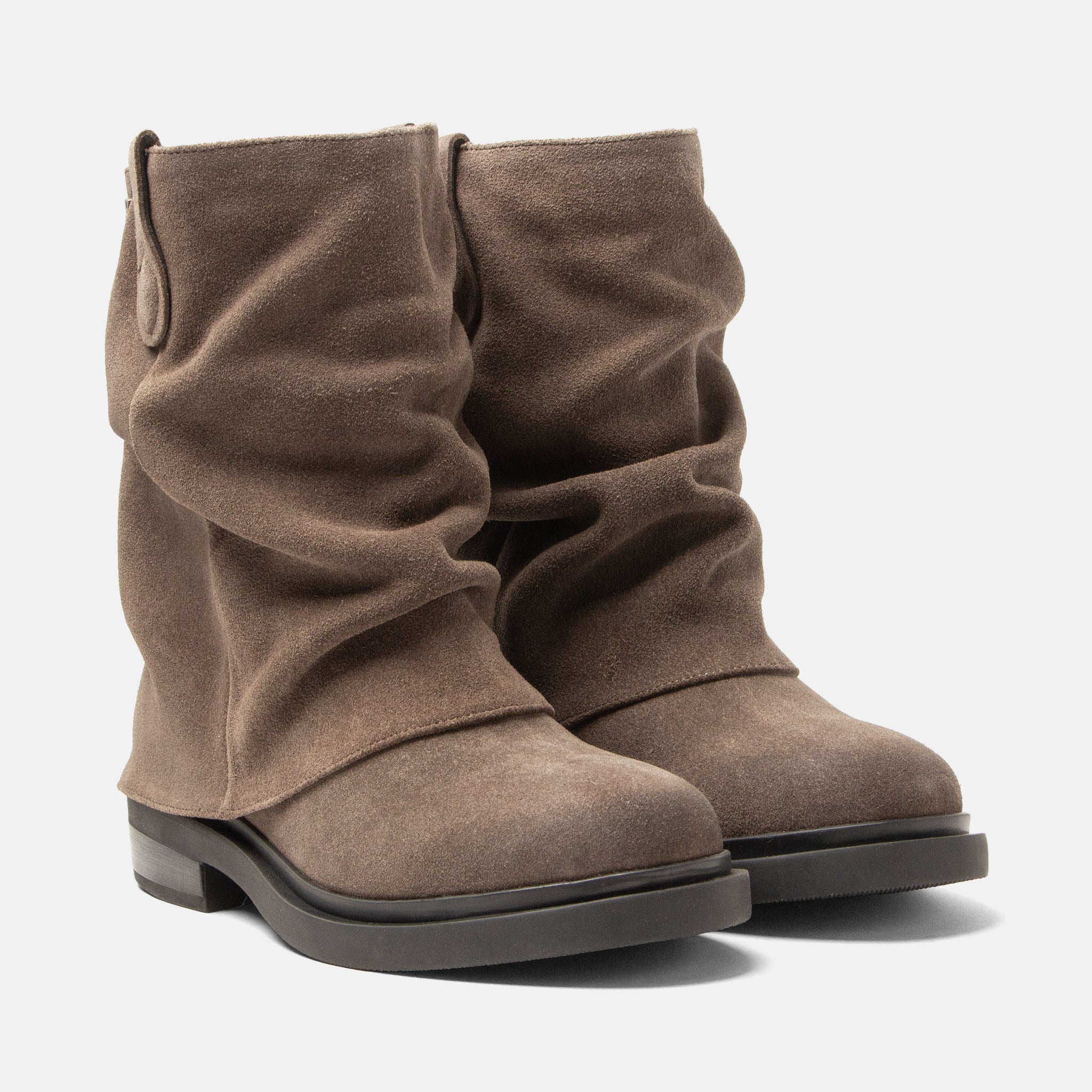 lazamani-tari-damen-wildleder-boots-taupe image 2