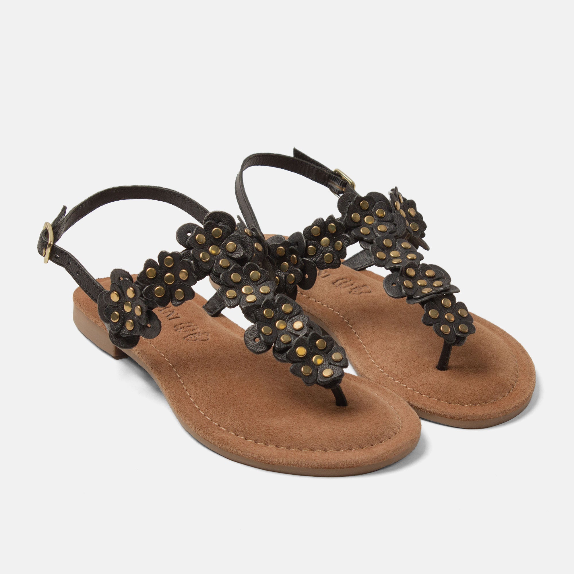 lazamani-pippa-damen-leder-sandalen-black image 3