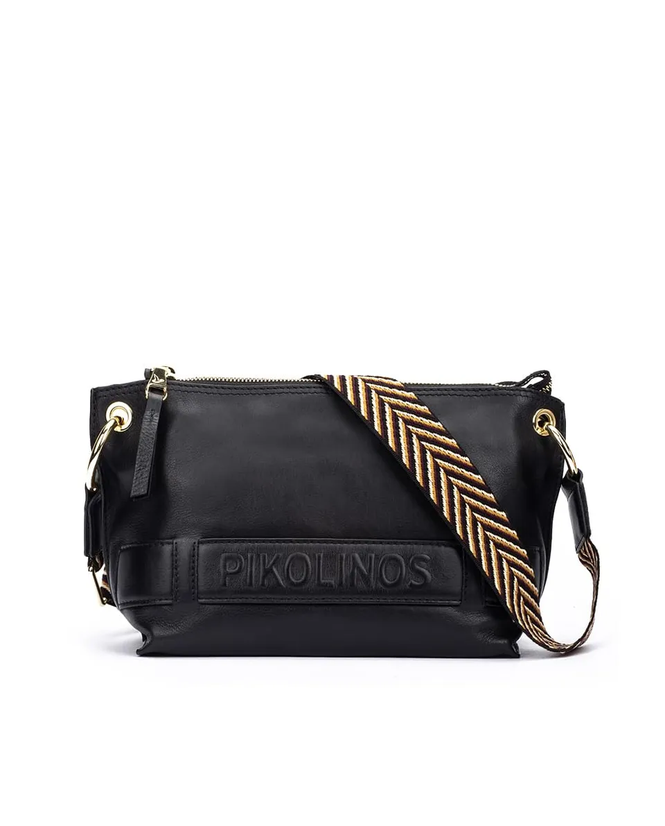 pikolinos-alcudia-umh-ngetasche-leder-damen-schwarz-negro image 1