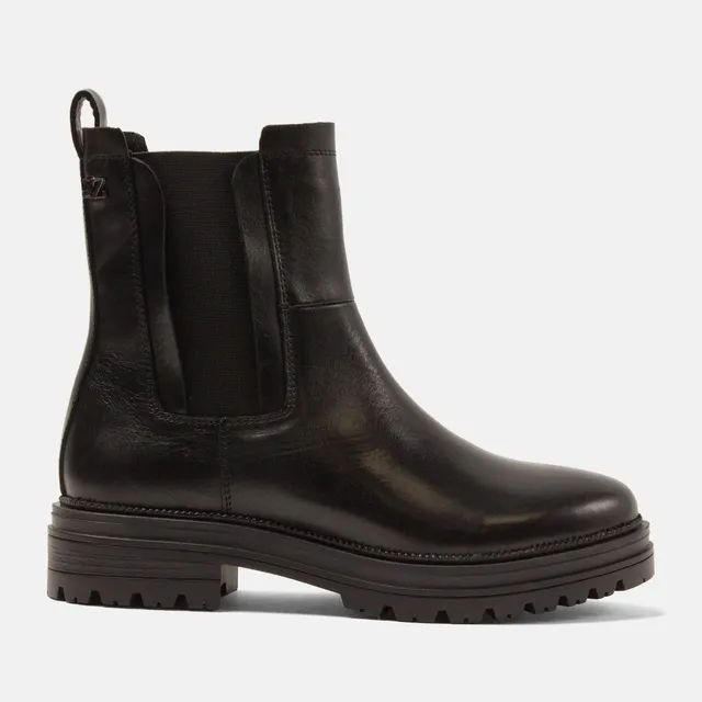 lazamani-nola-damen-leder-boots-black image 1