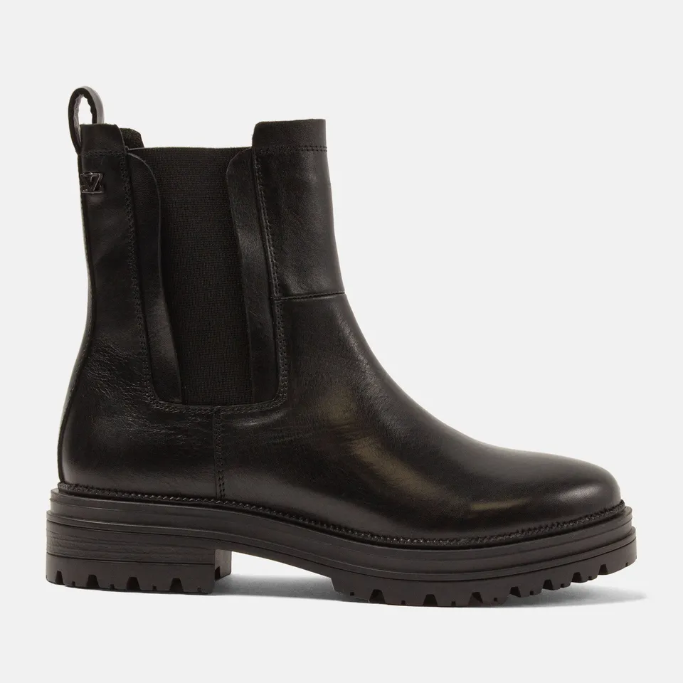 lazamani-nola-damen-leder-boots-black image 1