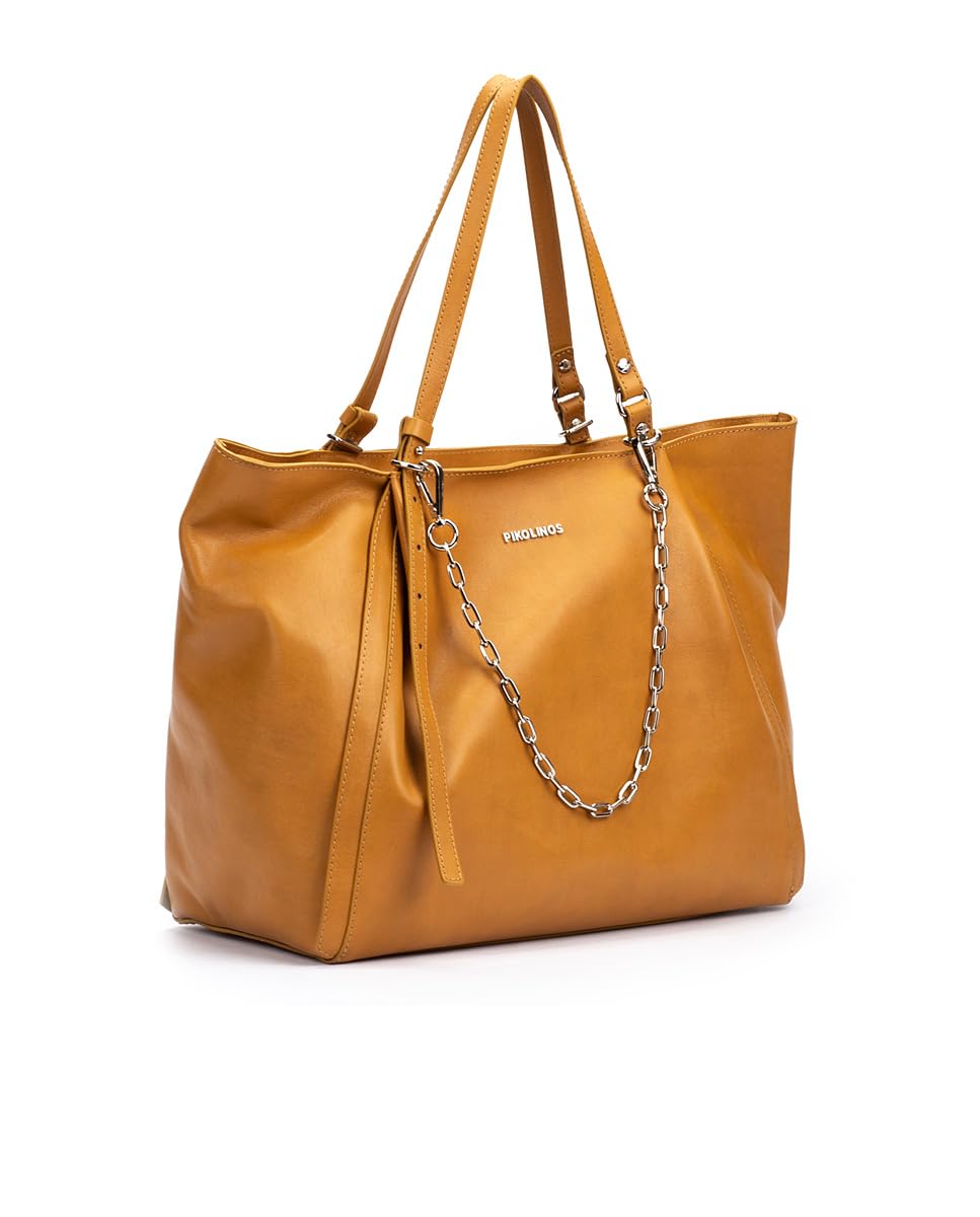 pikolinos-mouro-shopper-tasche-aus-leder-f-r-damen-braun image 3