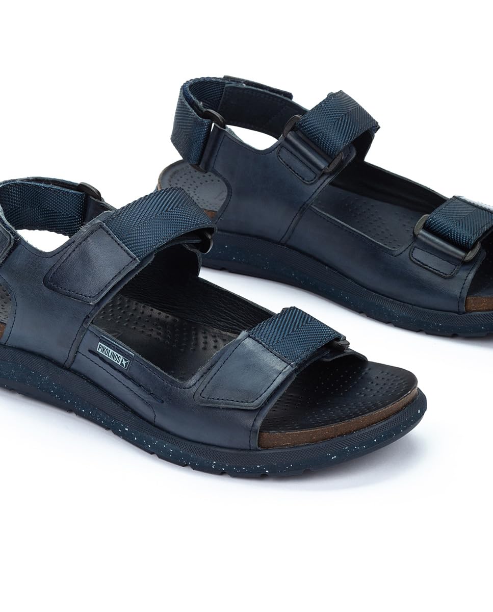 pikolinos-nijar-herren-leder-sandalen-flach image 4