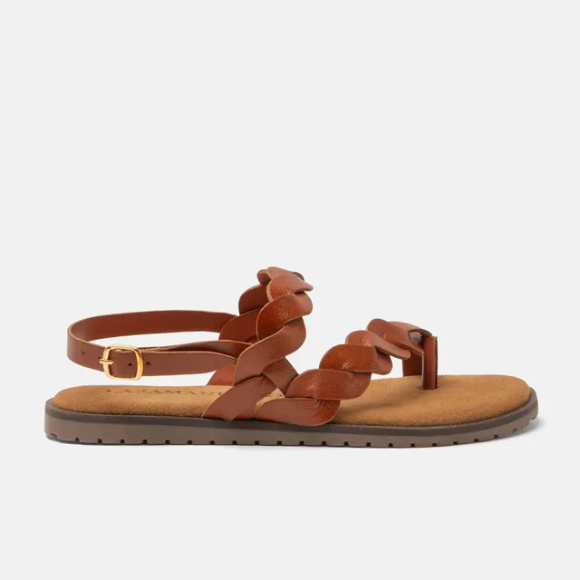 lazamani-jona-damen-leder-sandalen-tan image 1